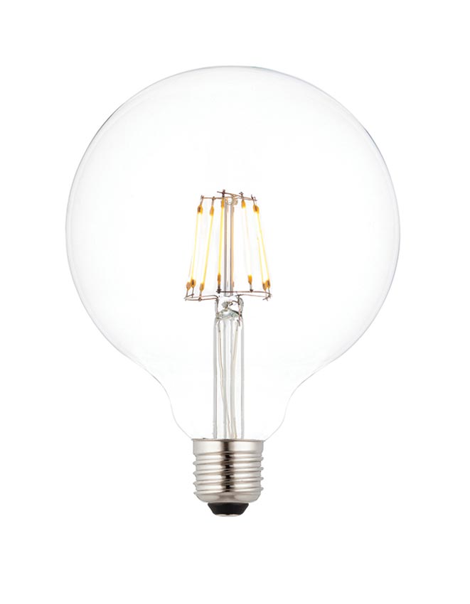 Dimmable Filament E27 Large Globe Light Bulb 7w LED 810 Lumens