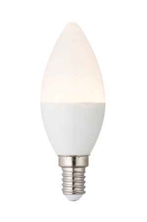 Dimmable 4.5w LED E14 Candle Light Bulb Warm White 350 Lm