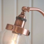 Endon Hansen Industrial Floor Lamp Aged Copper