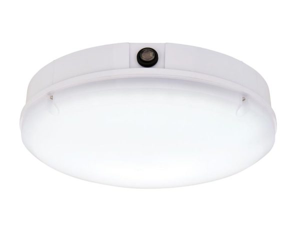 Forca Photocell 18w CCT LED Bulkhead Light White IP65