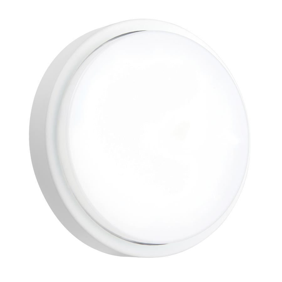 Rond 12w Cool White LED Outdoor Bulkhead / Porch Light IP54
