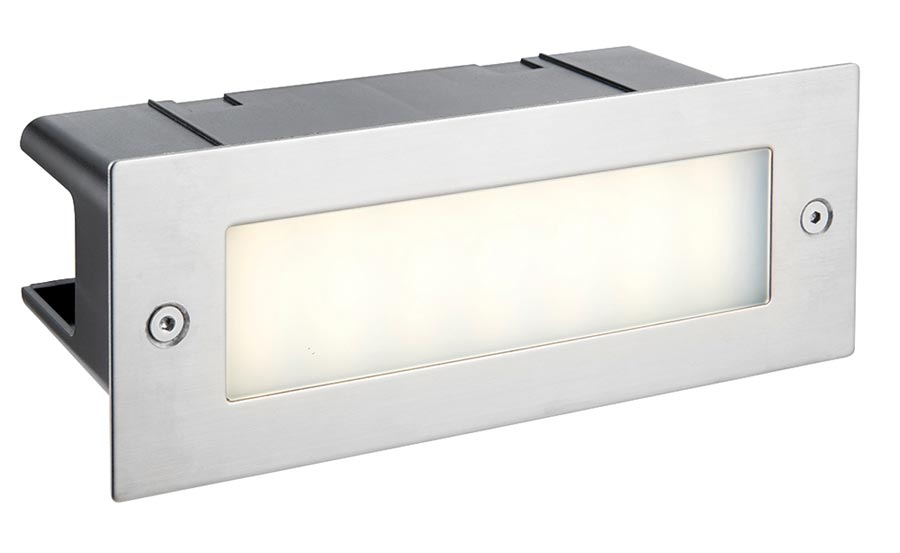 Seina Plain Faced 316 Stainless Steel LED Brick Light IP44