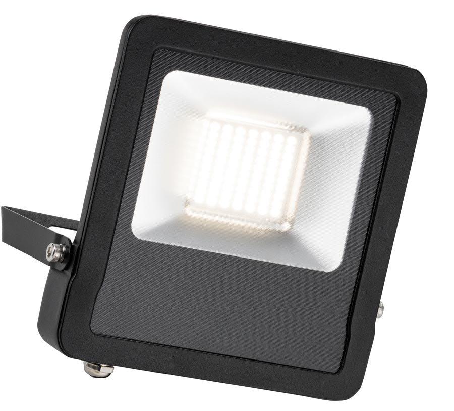 Surge Very Bright 50W LED Outdoor Security Floodlight Black IP65