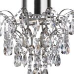 Belle Crystal Bathroom Ceiling Light Polished Chrome