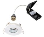 Speculo Bathroom Shower Down Light Fire Rated White IP65