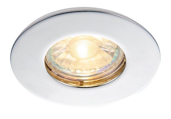 Speculo Bathroom Down Light Fire Rated Polished Chrome IP65