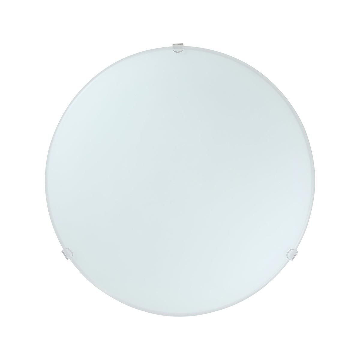 Mars Flush Ceiling Or Wall Light White Satin Glass