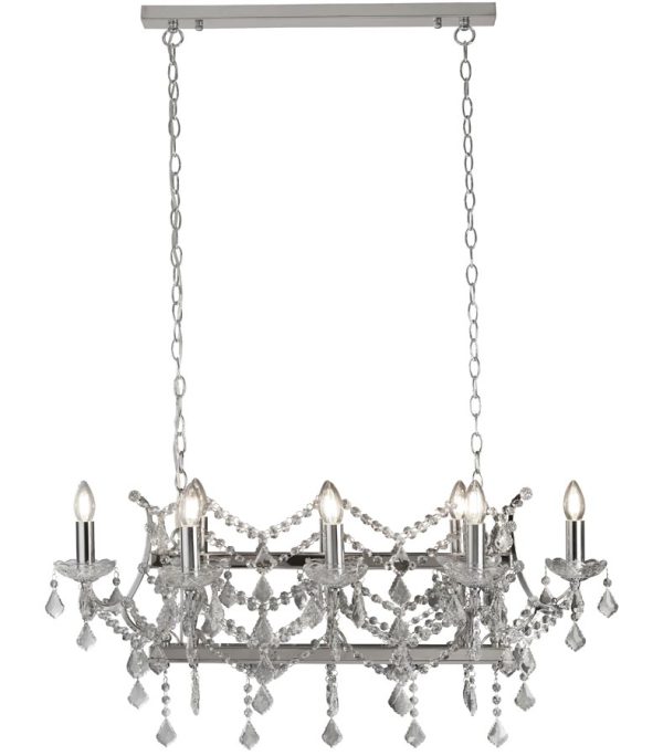 8068-8CC Florence 8 light ceiling pendant bar main image