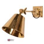 Library Vintage Swing Arm Wall Light Solid Brass Handmade