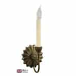 Etoile 1 Light Art Deco Wall Sconce Solid Brass Handmade