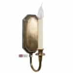 Valerie Single Georgian Wall Light Solid Brass Handmade