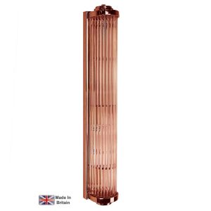 Gatsby large Art Deco wall light in polished copper main image