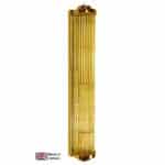 Gatsby Large Art Deco Wall Light Solid Brass Glass Rods