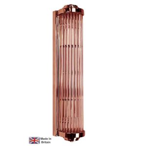 Gatsby medium Art Deco wall light in polished copper main image