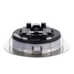 Hera Round CCT LED Under Cabinet Light Satin Nickel