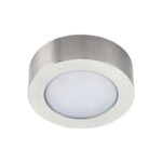 Hera Round CCT LED Under Cabinet Light Satin Nickel