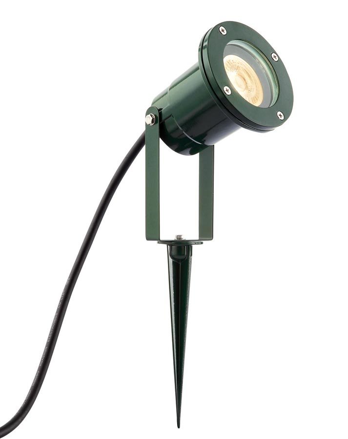 Opaz MV Green Aluminium Garden Spike Spot Light IP44