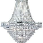 Versailles Chrome 19 Light Extra Large Crystal Chandelier