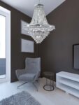 Versailles Chrome 19 Light Extra Large Crystal Chandelier