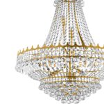 Versailles Gold 13 Light Large Crystal Chandelier