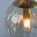 Endon Dimple 5 Light Cluster Pendant Brushed Brass