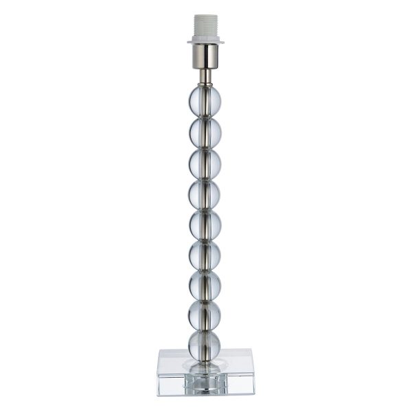 Endon Adelie Stacked Clear Crystal Table Lamp Base Only