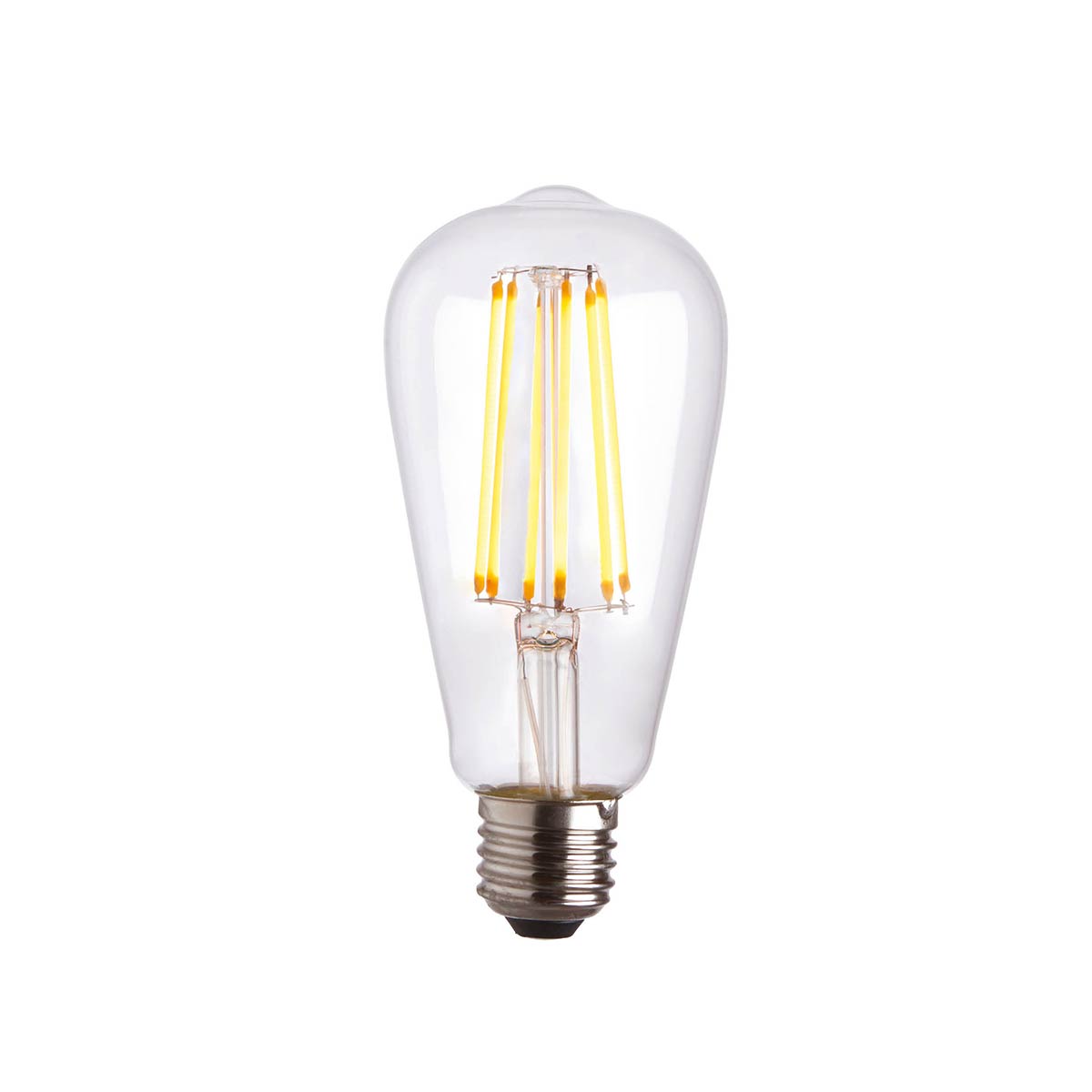 Dimmable 6w LED E27 Pear Light Bulb 650 Lumens 2700k