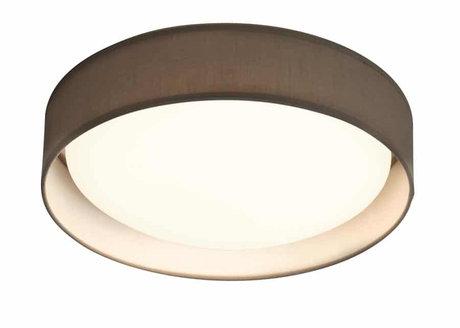 Gianna 18W LED 37cm Flush Mount Ceiling Light Grey Shade