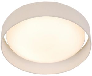 Gianna 25w LED 50cm flush ceiling light white shade