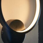 Endon Kieron Modern LED Outdoor Wall Light Textured Black
