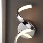 Endon Astral LED Bathroom Wall Light Polished Chrome