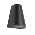 Endon Helm LED Modern Outdoor Wall Down Light Black