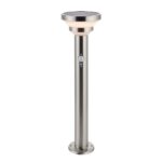 Endon Halton 50cm Solar Outdoor Post Light PIR Stainless