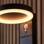 Endon Ebro 50cm Solar PIR Outdoor Post Light Black