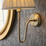 Endon Rouen Classic Antique Brass Wall Light Fitting Only