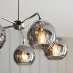 Endon Dimple Telescopic 5 Light Pendant Polished Chrome
