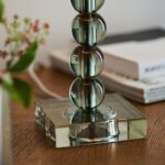 Endon Adelie Stacked Grey Green Crystal Table Lamp Base