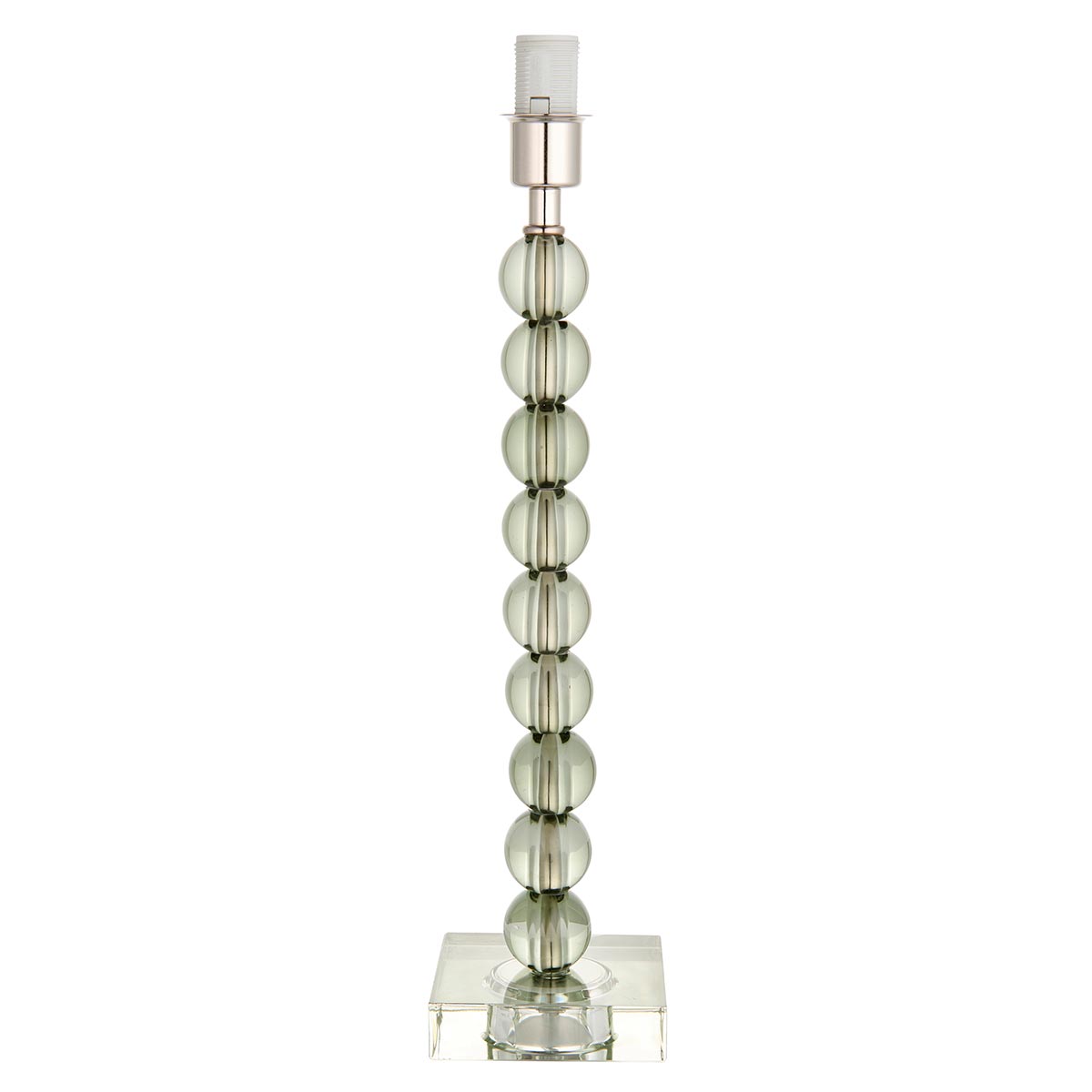 Endon Adelie Stacked Grey Green Crystal Table Lamp Base
