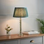 Endon Adelie Stacked Grey Green Crystal Table Lamp Base