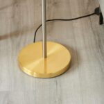 Endon Hoop 1 Light Contemporary Floor Lamp Multi Plated
