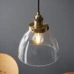Endon Hansen 3 Light Bar Pendant Antique Brass