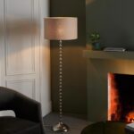 Endon Suki Floor Lamp Base Only Polished Nickel