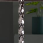 Endon Suki Floor Lamp Base Only Polished Nickel