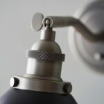 Endon Franklin Switched Wall Light Aged Pewter & Black
