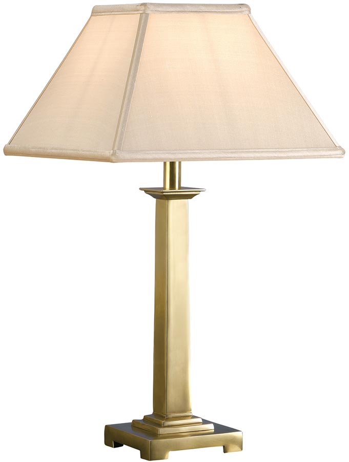 Pelham Solid Brass Medium Column Table Lamp Base
