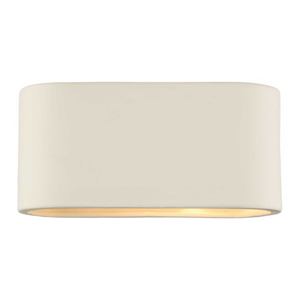 Dar Axton Large Ceramic Paintable Hollow Wall Washer Light