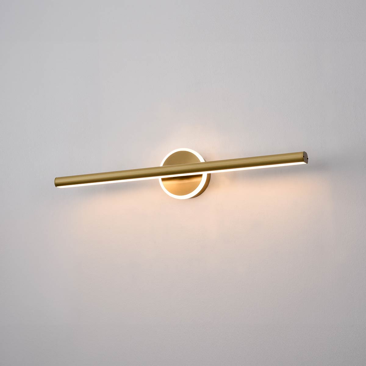 Allure LED Aged Brass Bathroom Mirror Light IP44