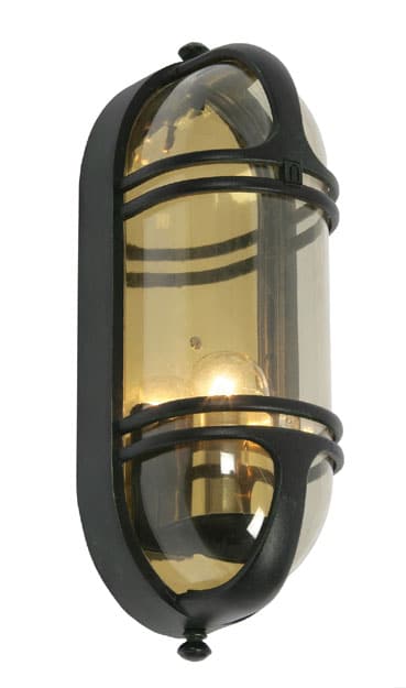 Art Deco Style Outdoor Bulkhead Wall Lamp Buckley