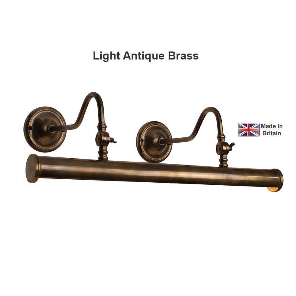 Blenheim Handmade Solid Brass 640mm Tube Picture Light