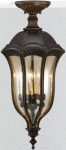 Feiss Baton Rouge Large 4 Lamp Walnut Hanging Porch Lantern